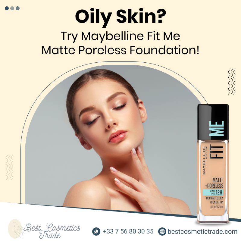 Oily Skin? Try Maybelline Fit Me Matte Poreless Foundation!